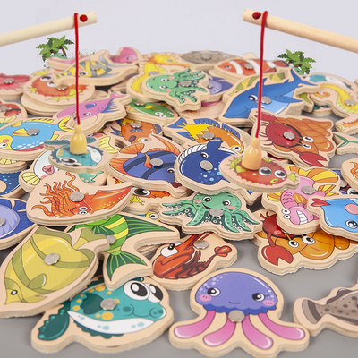 教育子供Montessoriのためのゲームの木の英数字のおもちゃを早く採取する