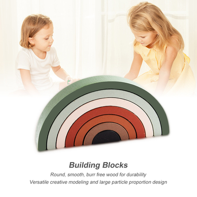 子供の虹は子供のために教育コンストラクターMontessoriを妨げる