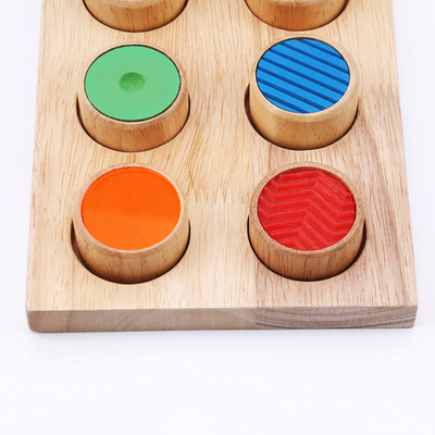 Montessoriの感覚的な/蝕知の赤ん坊色の記憶一致の接触を補助教材
