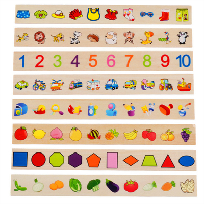 Montessoriの木の赤ん坊は数学知識の分類をもてあそぶ