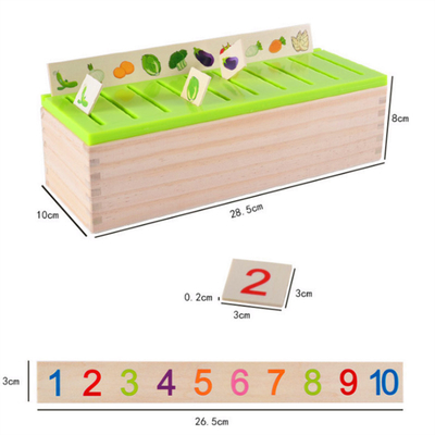 Montessoriの木の赤ん坊は数学知識の分類をもてあそぶ