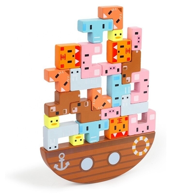 子供の木のMontessoriのおもちゃの知性の早い教育をブロック