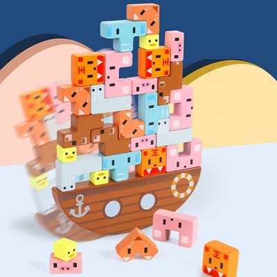 子供の木のMontessoriのおもちゃの知性の早い教育をブロック